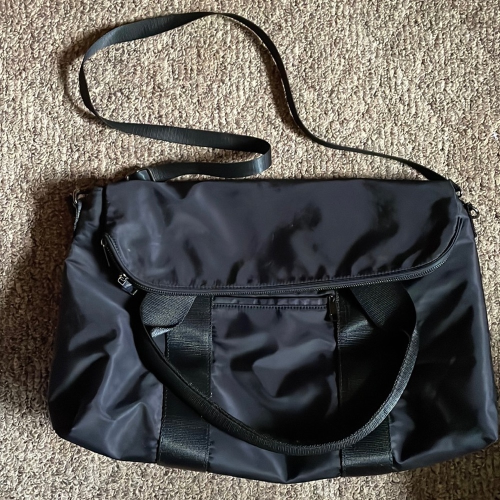 Fabletics Black Duffel Bag